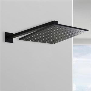 BathSelect 16 Inch LED Chrome Shower Head